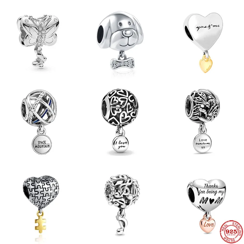 2022 Новые горячие продажи оригинальные браслеты из серебра 925 пробы собака