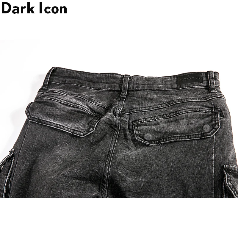 Мужские джинсы Dark Icon с боковыми карманами черные брюки из денима новая мода 2020 |