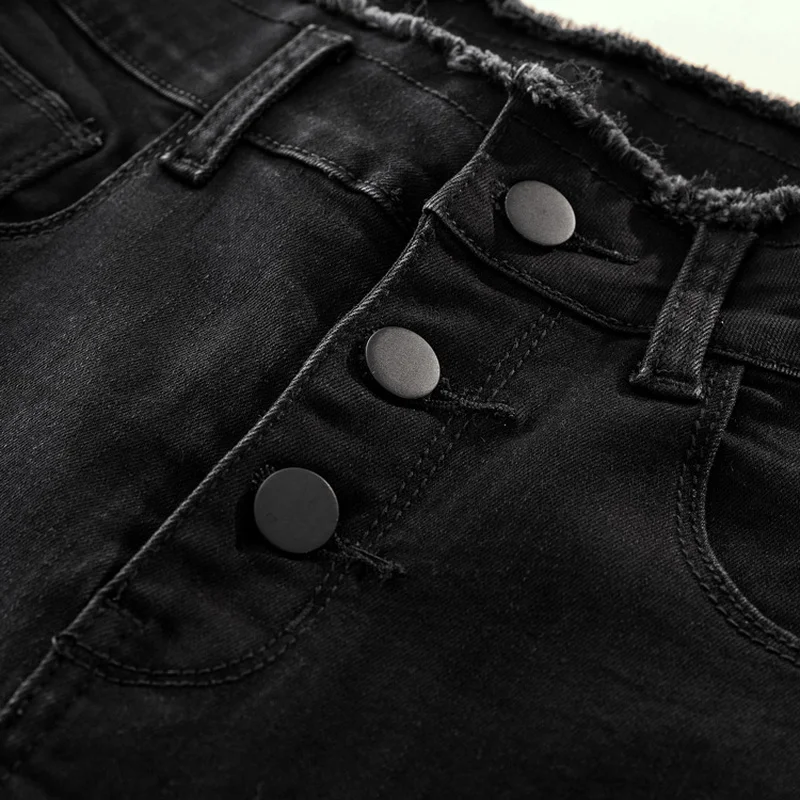 

Jeans Women Simple Fashion Casual All-match Korean Style Streetwear Womens Plus Size Chic Slim Skinny High Waist Solid Ulzzang