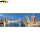 Алмазная вышивка с квадратными стразами XD0102, вышивка крестиком с изображением Роттердама, мозаика для домашнего декора