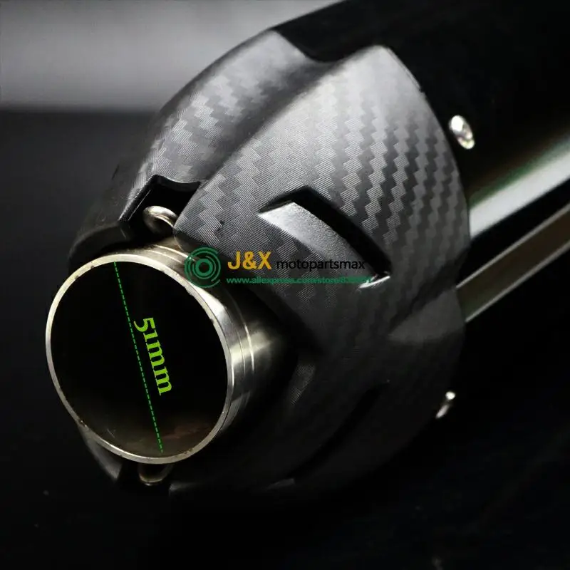 Универсальный модифицированный глушитель выхлопных газов для мотоцикла с