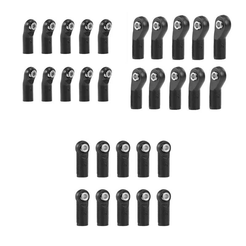 

Q9QB 10 шт., задний конец рулевой тяги для радиоуправляемого автомобиля, задний конец рулевой тяги для радиоуправляемого автомобиля 1/10