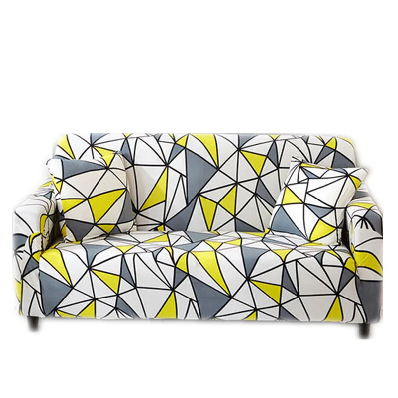 

Floral Printed Slipcovers Stretch Plaid Sofa Covers for Living Room Elastic Couch Chair Cover Sofa Towel Home Decor 1/2/3/4-seat