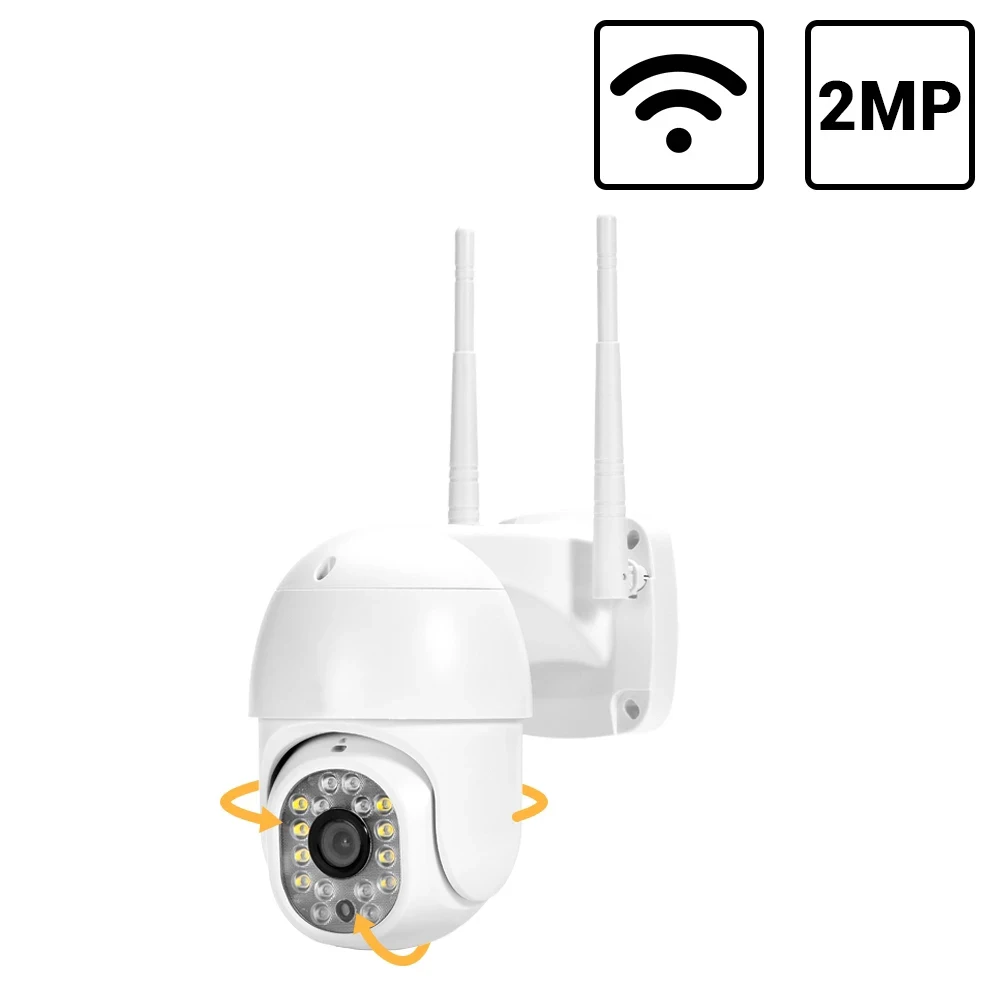 IP камера наружная водонепроницаемая 1080P PTZ Wi Fi 2 МП|Камеры видеонаблюдения| |