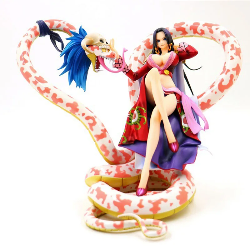 

Anmie Figure GK Snake Princess Boa Hancock Anime Action Figure Model PVC Statue Collection Toy Desktop Decoration