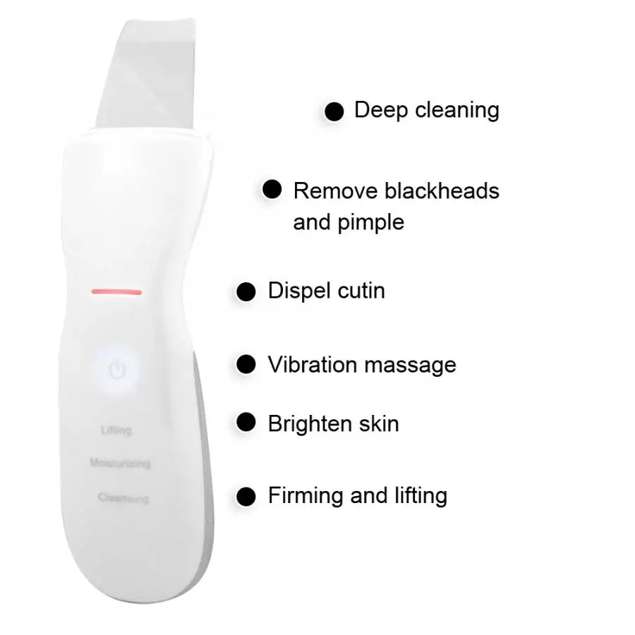 Ультразвуковой скруббер для кожи машина удаления угрей глубокое очищение пор