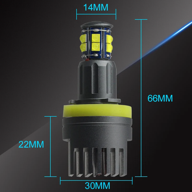 Лампы светодиодные глаза ангела 12 светодиодный одов 120 вт в 2 шт.|Аксессуары для