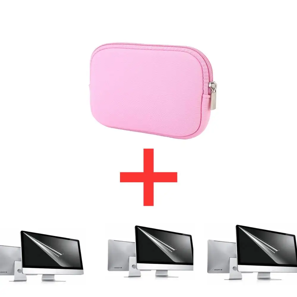 

Laptop Bag Protective Cover With Zipper Liner Bag Power Bag And Transparent Electrostatic Protective Film Computer Film 14 inch