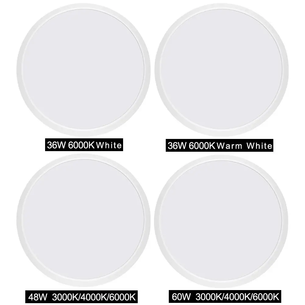 

Led Ceiling Lights 220V 36W 48W 60W 50W Modern Ceiling Lamp Panel Light Lighting UFO Surface Mount For Living Room Home Kitchen