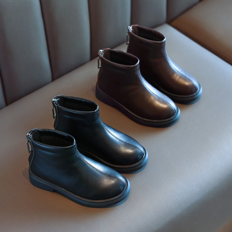 Детская обувь для девочек ботинки в байкерском стиле Dr Martens зимняя детей детские