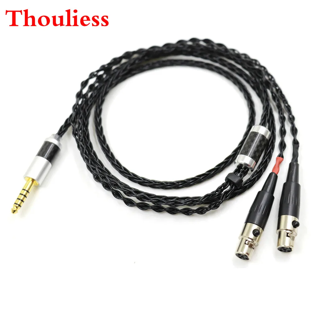 Thouliess черные посеребренные 2 5/3 5/4 4 мм/XLR сбалансированные наушники обновленный