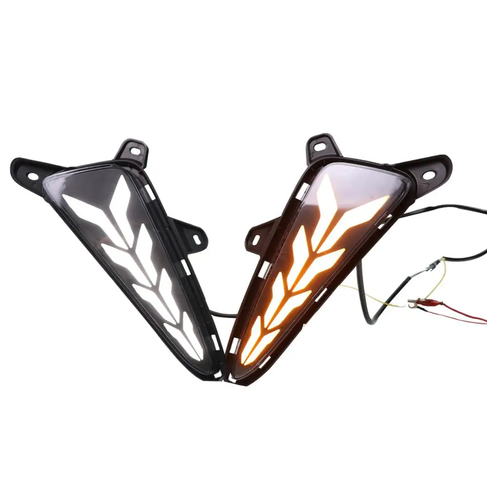 

Amber LED strip front bumper light for Toyota CHR IZOA 2017-2020 with turning lamp