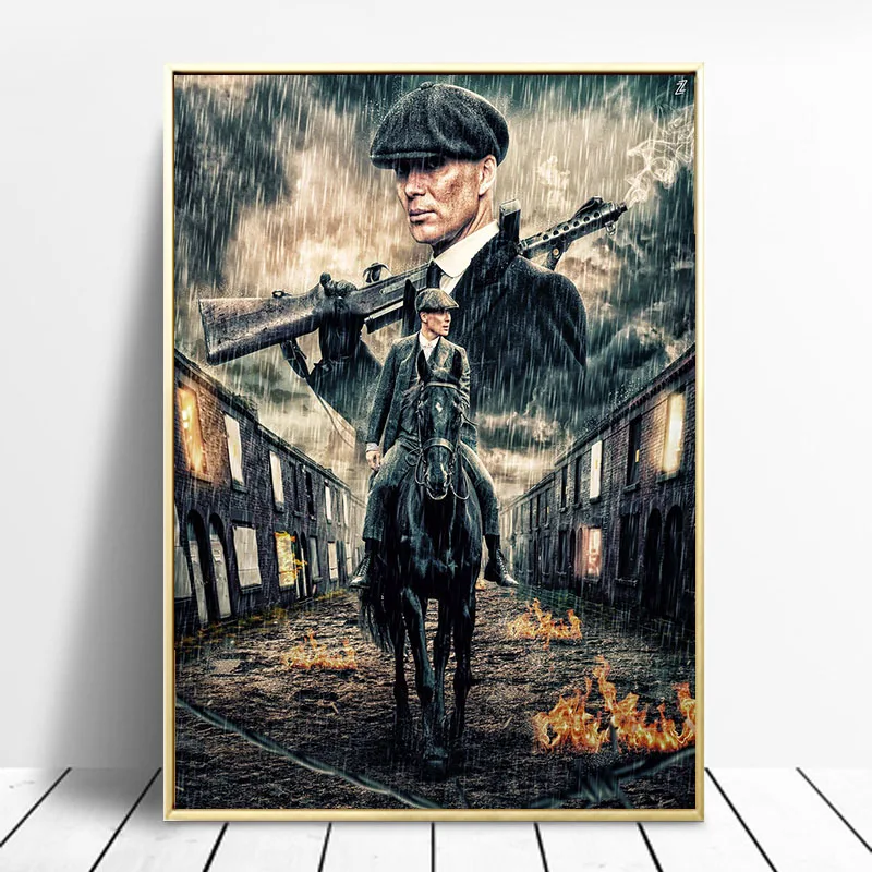 

Peaky Blinders Season TV Show Series Canvas Painting Poster and HD Print Wall Art Picture Home Decoration for Living Room Decor