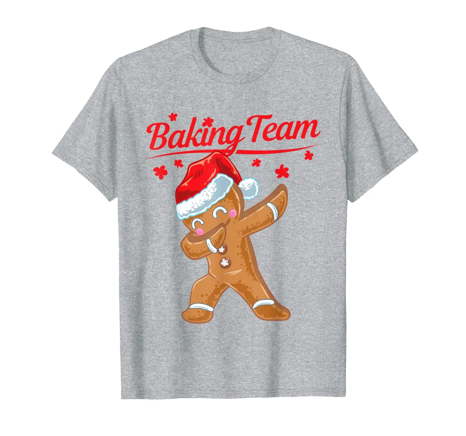 

Funny Santa Dabbing Gingerbread Cookie Baking Team T-Shirt