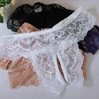 5XL размера плюс с открытой промежностью, Короткие трусы, трусики для секса кружевное воздушное страстное нижнее белье Для женщин Эротическое белье растяжения стринги Culotte Femme