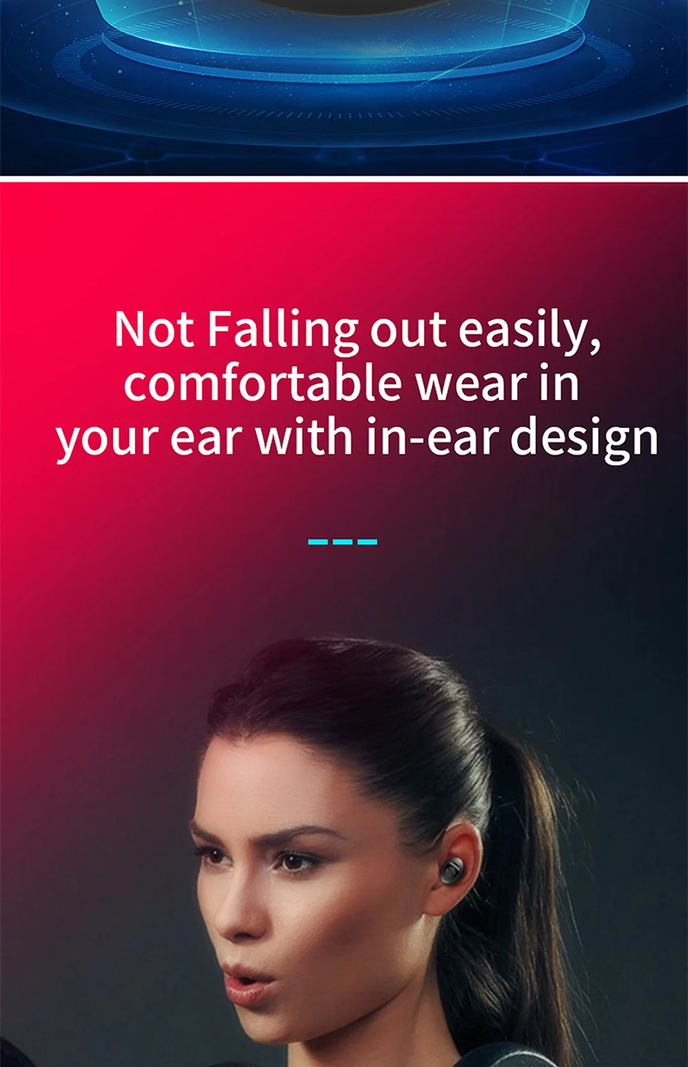 FBYEG Bluetooth 5,0 беспроводные стерео наушники HIFI Звук Спортивная гарнитура громкой связи игровые Вкладные наушники с микрофоном для телефона