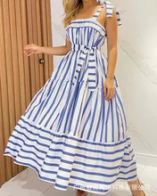 Nuevo vestido a rayas 2022 para mujer (3)