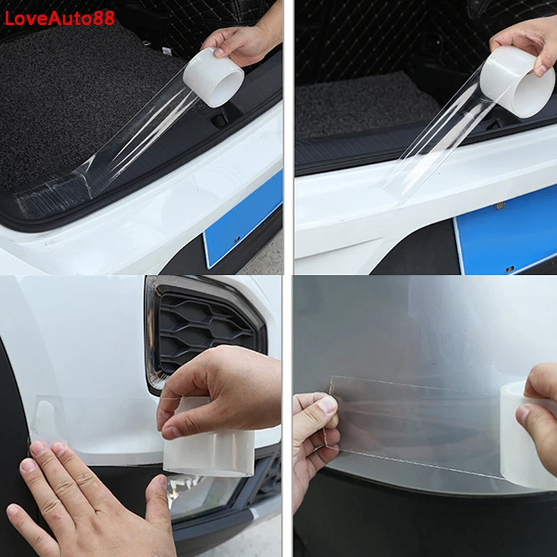 3M Moulding Strip Front Bumper Carbon Fiber Rubber Sticker Anti-rub Protection For Suzuki Baleno 2017 2018 2019 2020 | Автомобили и