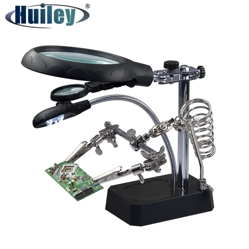 Вспомогательная ручка для пайки зажим фотоэлектрической светодиодный Ной лампы