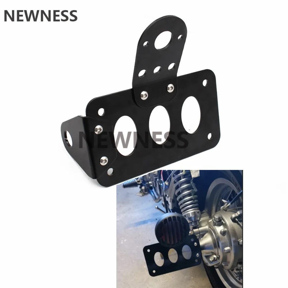 Боковое крепление для мотоцикла с кронштейном номерного знака Harley Bobber Chopper Sportsters