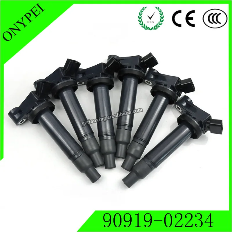 6X90919 02234 90080 19016 Автомобильная Катушка зажигания для Toyota Avalon Camry Highlander Lexus ES/RX300 3.0L