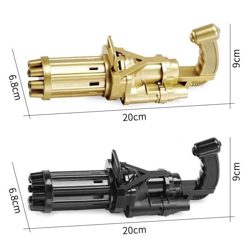 

Electric Gatling Bubble Gun Toys for Kids Automatic Soap Water Bubble Gum Machine Toy Summer Outdoor Fun Bubbles Toys Wholesale