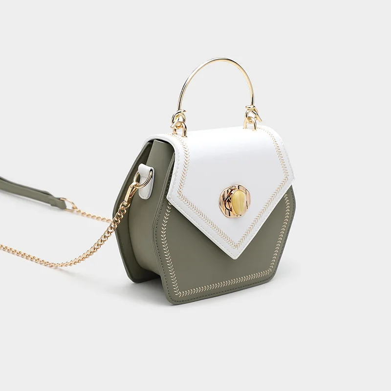 Женская сумка на плечо с цепочкой маленькая свежая летняя 2019 |