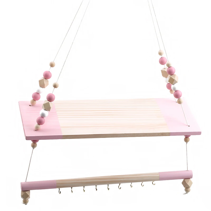 Скандинавская декоративная полка для хранения детской комнаты двойные