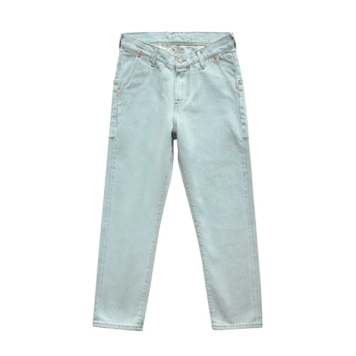 Light blue Мужские джинсы SauceZhan JF03, облегающие джинсы, джинсы селваж, синие джинсы, мужские джинсы, потертые мужские джинсы, брендовые облегающие джинсы для мужчин - Цвет: Light blue