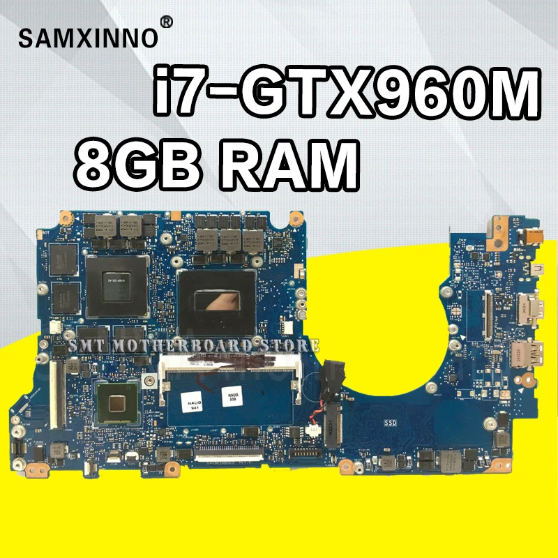 N501JW Motherboard REV:2.1 i7-4720HQ For Asus UX50JW UX501J N501J G501J laptop Mainboard | Компьютеры и офис