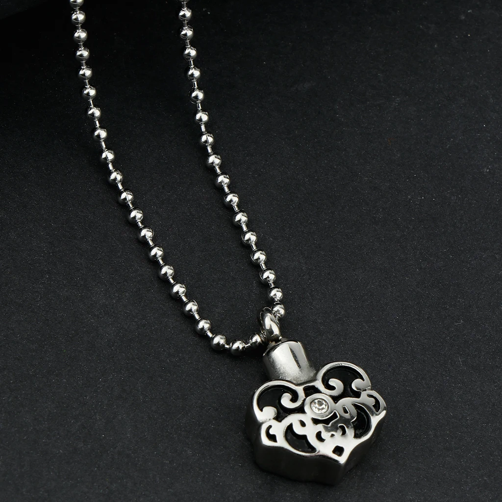 Ожерелье в форме урны из нержавеющей стали разных видов подвеска с цепочкой