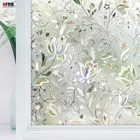 Радужная 3d-пленка для окон, 456090 см, виниловая витражная пленка для домашнего УФ-защитного стекла