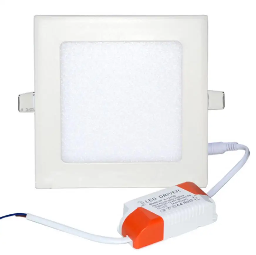 

Led Square Panel Light 85-265V 220V 110V 3W 6W 9W 12W 15W 18W Ceiling lamps Ultra Slim downlight Bulb painel spot cob Lighting