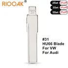 10 шт. KD ключ  31 HU66 HAA необработанный откидной автомобильный ключ для VW Passat Bora Skoda Seat для Audi A6 A4 Q3 TT для машины KD900