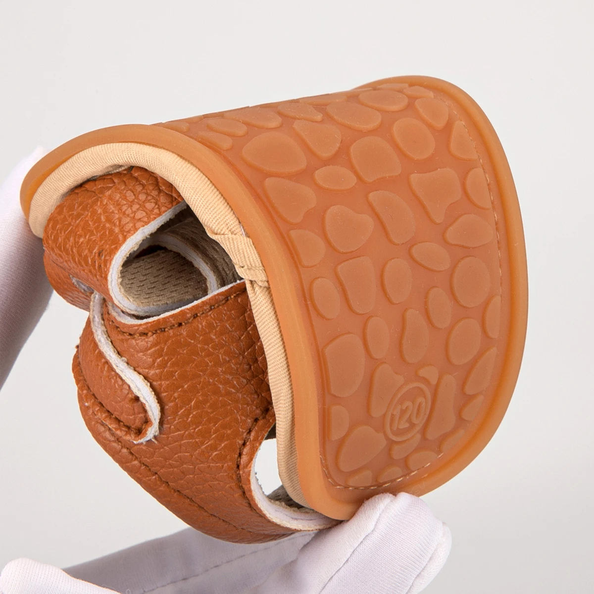 Сандалии для мальчиков и девочек из искусственной кожи на мягкой подошве с