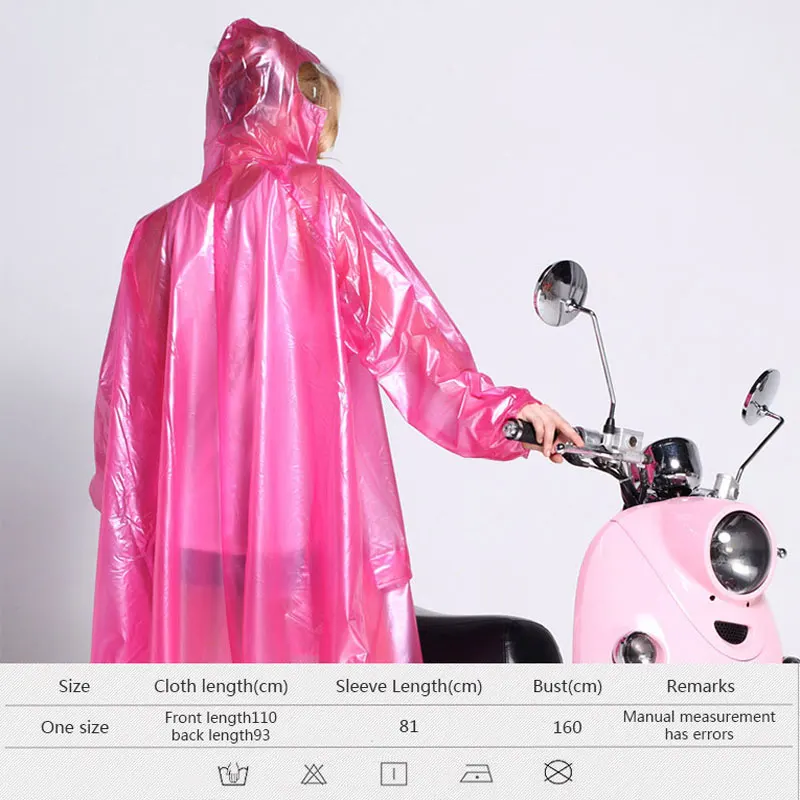 Универсальные прозрачные плащ женщины водонепроницаемый мотоциклетные