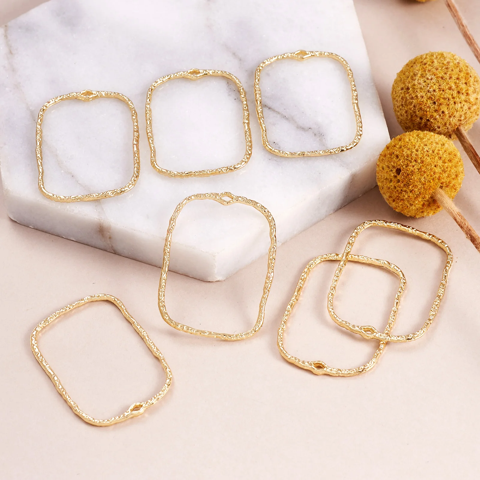 10 шт. подвески из сплава в виде геометрической рамки | Украшения и аксессуары