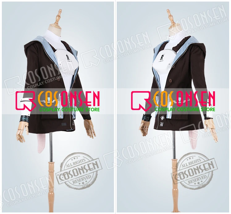 Arknights гравий Косплэй костюм Для женщин специалист форма горячих источников по