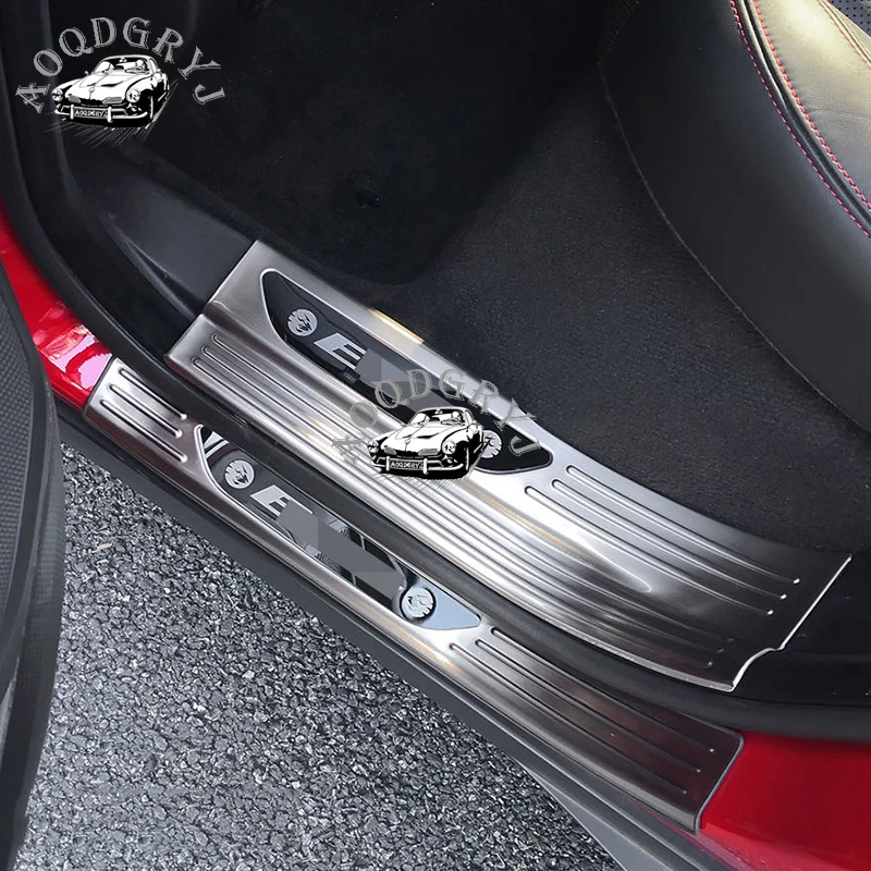 8 шт Аксессуары для автомобилей Добро пожаловать педаль порога прикрытие
