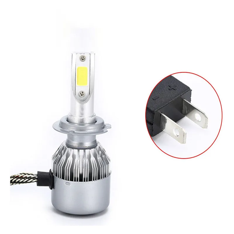2x H7 светодиодный H11 H4 Salut/Lo H1 H3 H8 HB1 HB3 HB4 HB5 PS24W HIR2 H13 H16 H27 9005 Voiture Phares Ampoules 4300K 6000K 8000K COB