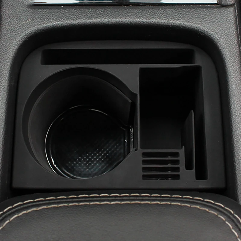 

ABS Black Car Central Console Cup Holder Storage Box Armrest Box Organizer Cup Holder for Skoda Kodiaq 17-19 GT