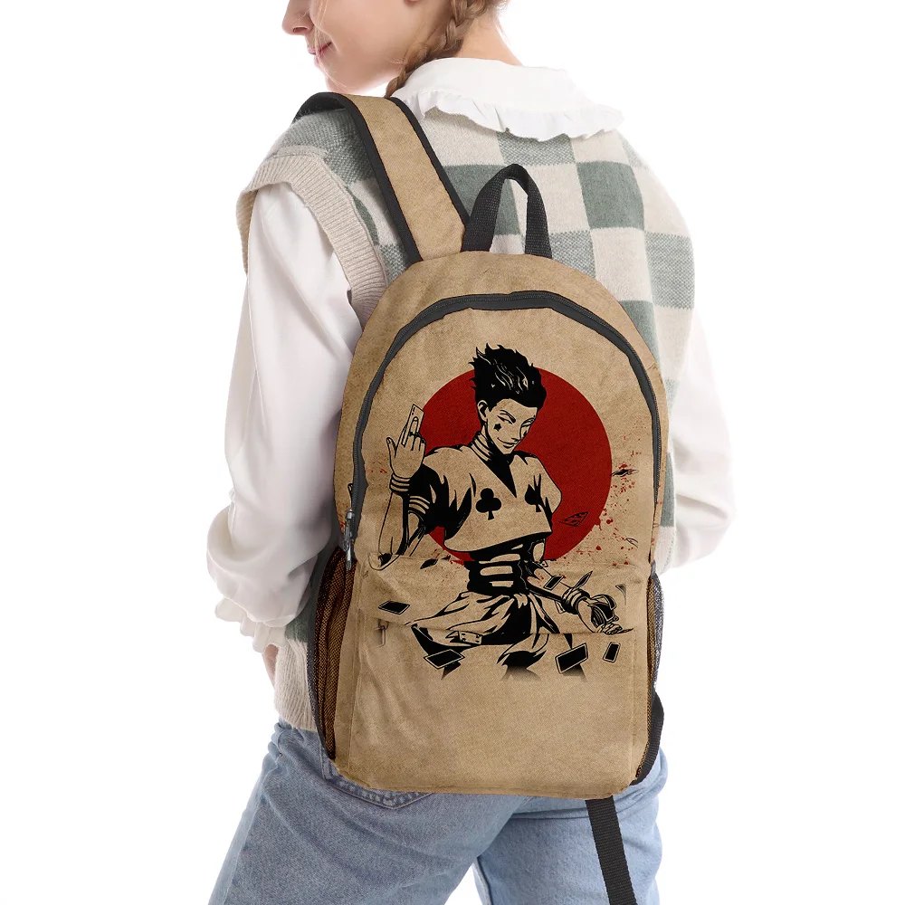 2021 комикс рюкзак для подростков и мальчиков с японским охотником X Hunter женщин