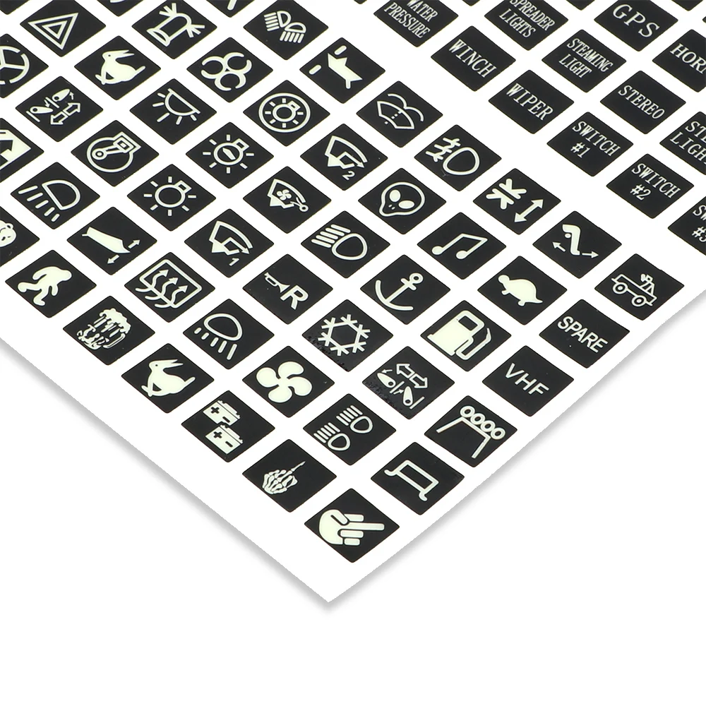 Световая наклейка Rocker метка переключателя световая панель для автомобиля лодки