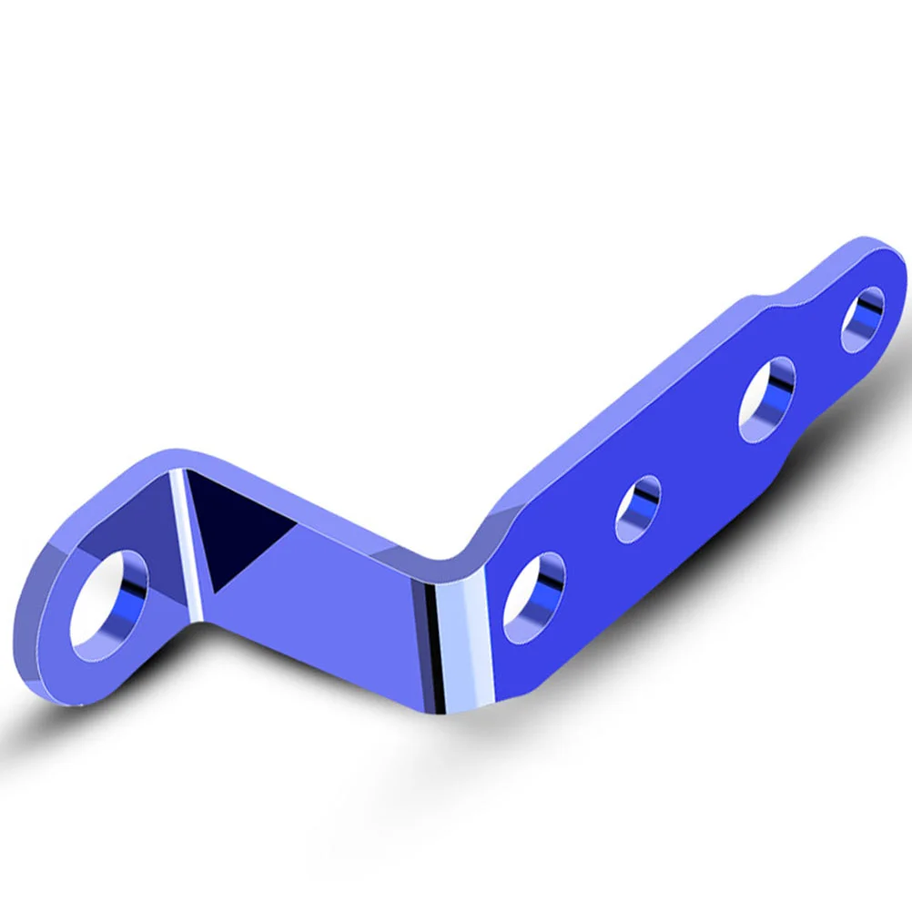 

Motorcycle Rearview Mirror Extension Bracket Aluminum Alloy Stent Spotlight Holder (Blue)