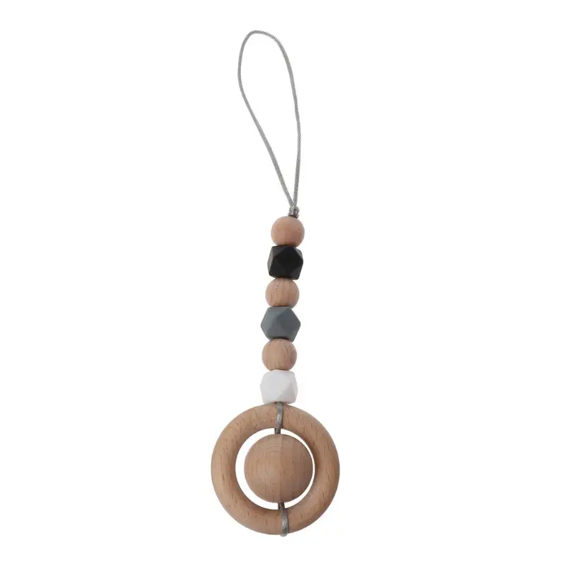 Детский силиконовый Прорезыватель игровой гимнастический деревянная игрушка