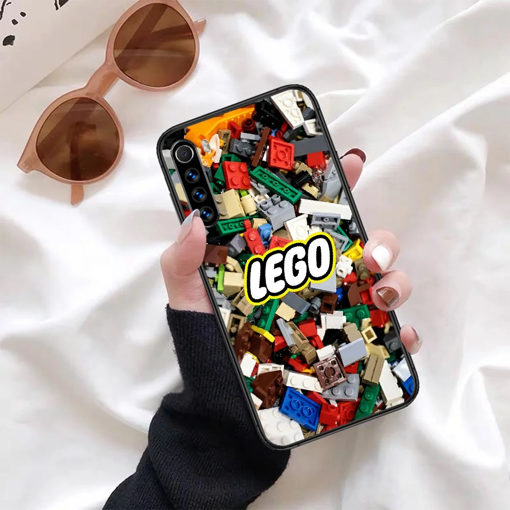 

Game LegoS blocks Phone Case For Xiaomi Redmi Note 7 8 8T 9 9S 4X 7 7A 9A K30 Pro Ultra black Prime Pretty Shell Trend Cell 3D