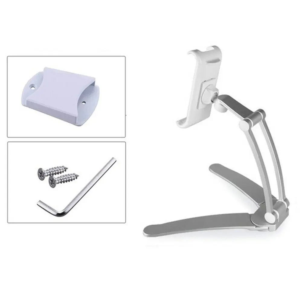 

Desktop Live Broadcast Lazy Aluminum Alloy Holder No Trace And Stability Bathroom Stand For 6-15 InchTablet Phone