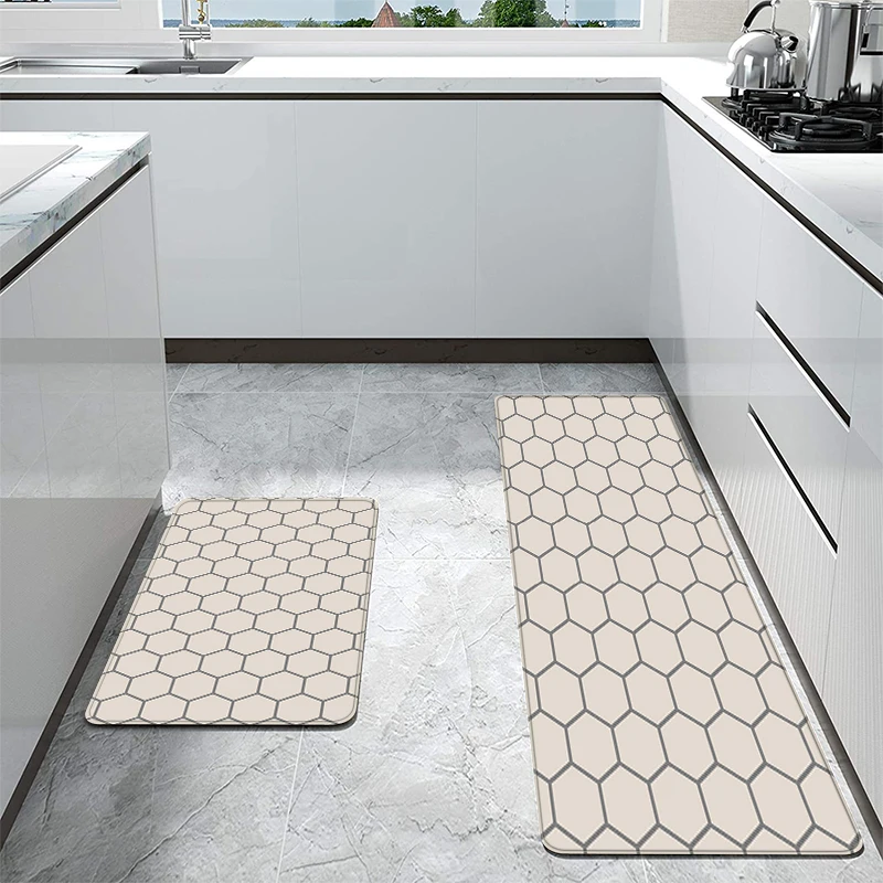 

Geometric Custom Doormat For Entrance Door Honeycomb Mat Doormats Floor Rug Carpet Bathroom Decor Home Kitchen Mats Funny Rugs