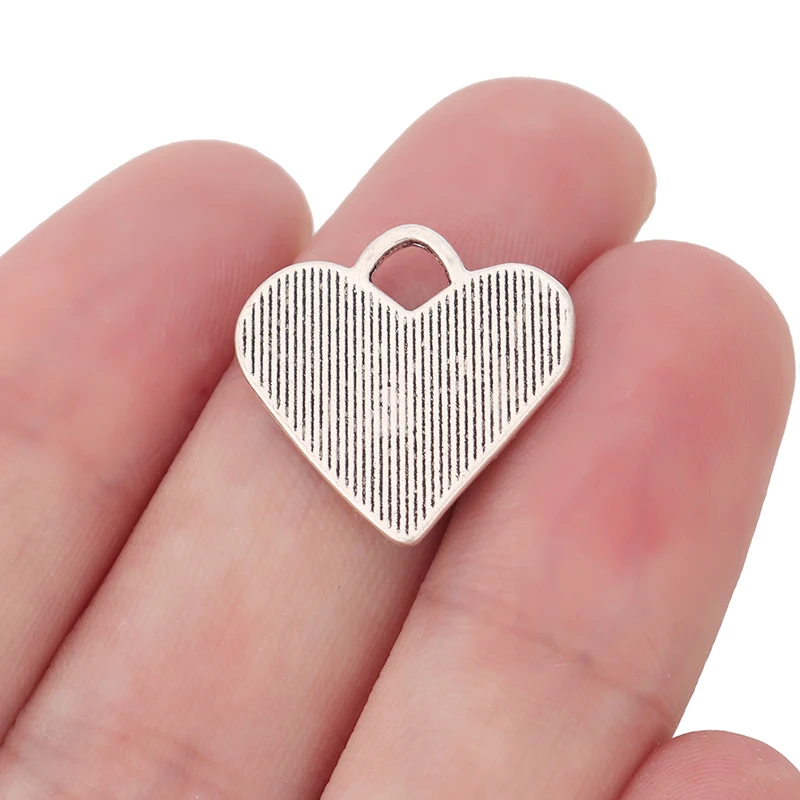 ZXZ 20 шт. тибетские серебряные бусины талисманы в форме сердца и стрекозы для