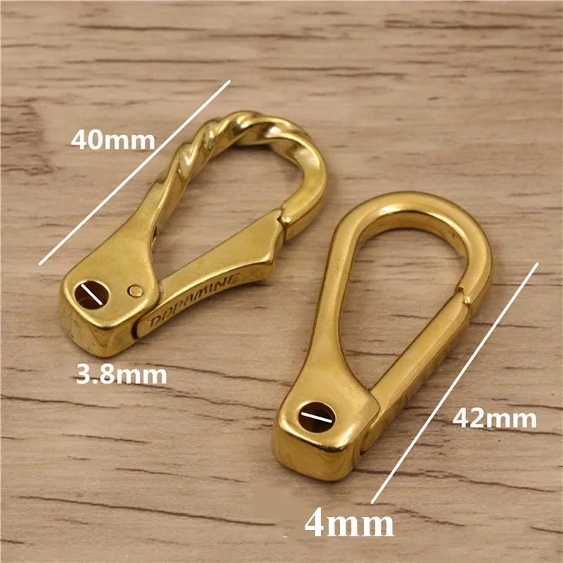 Meetee 40 мм 1/2 шт. чистый стиль пряжка сделай сам багажные брюки брелок на рюкзак